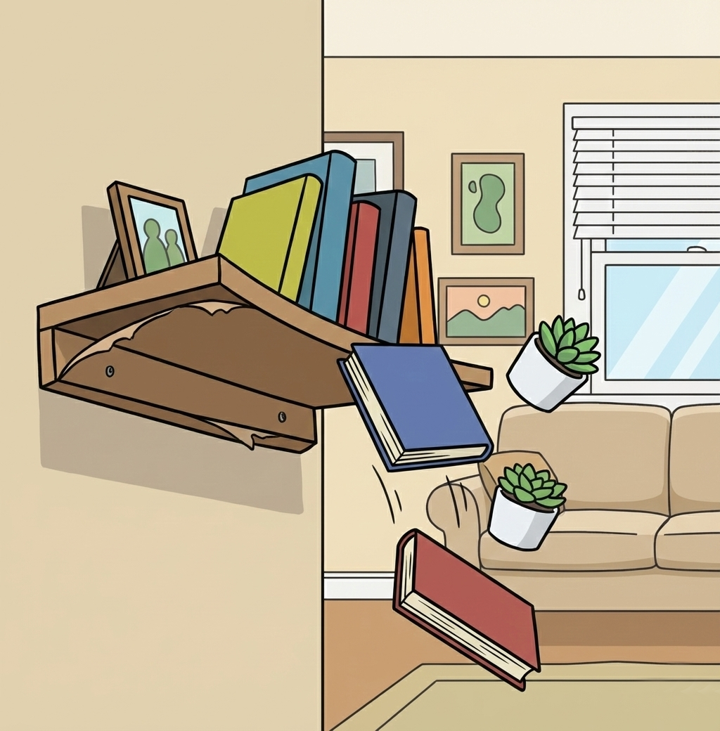 Why Amazon & Big Box Shelves Sag: The Truth About Weight Limits & Physics