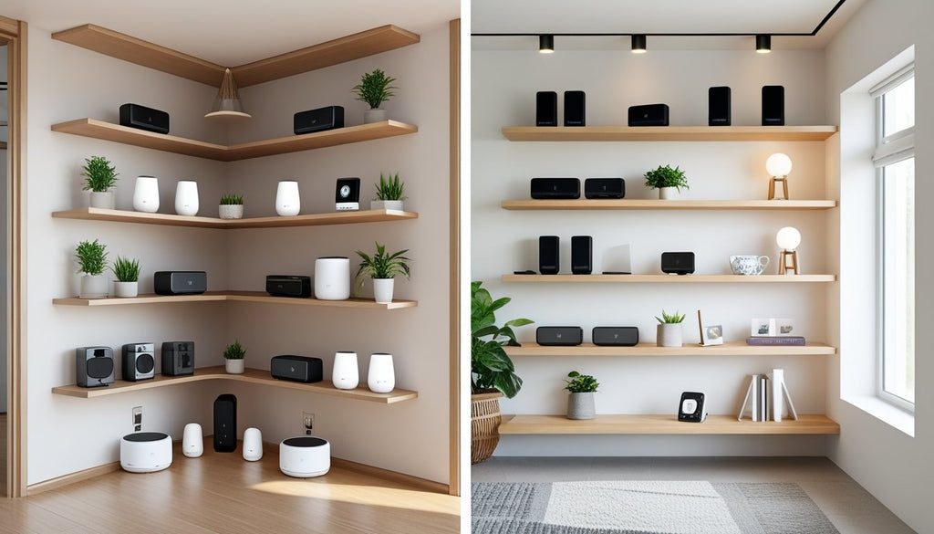 Corner Shelves vs Floating Shelves Comparison for Smart Home Storage