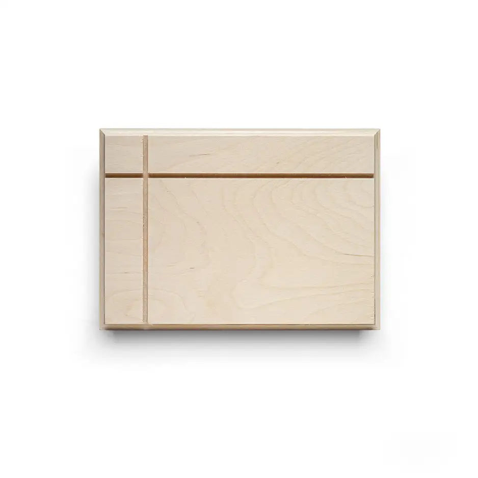Wooden box with lid for storing 10x14 Original Cove Print or photo locket wood