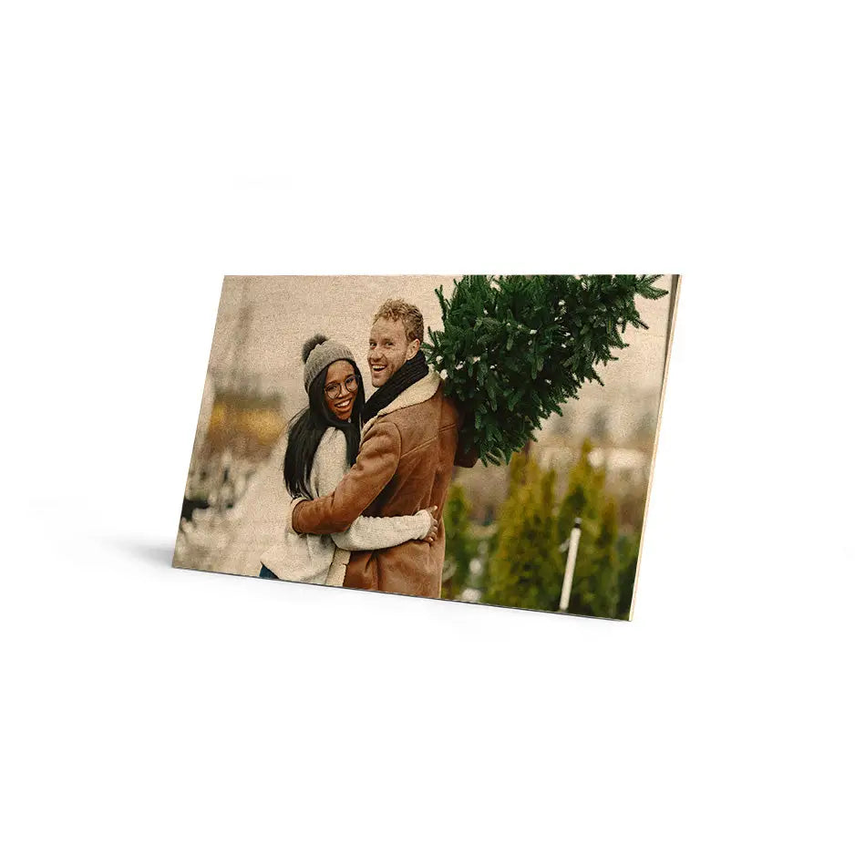 Printed photograph in a frame showcasing the 10x24 Original Cove Print 50% features