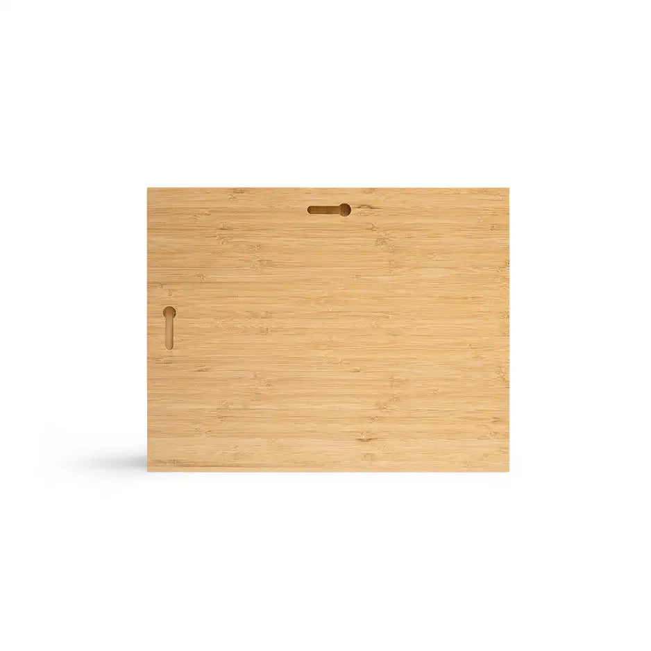 Bamboo cutting board with handle from the 11x14 Bamboo Wood Print collection