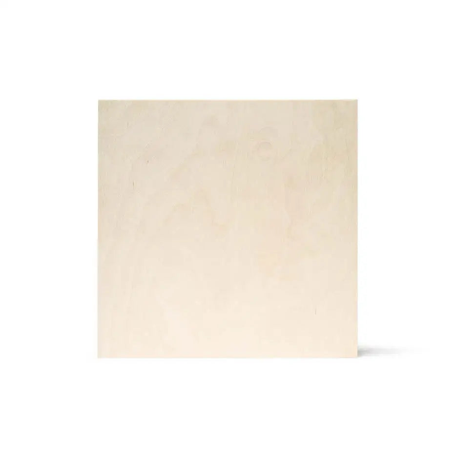 12x12 Blank Birch Panel - No Adhesive