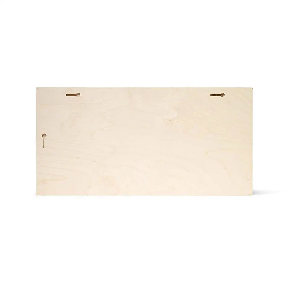 Wooden cutting board with handle featured in 12x24 Blank Birch Panel product