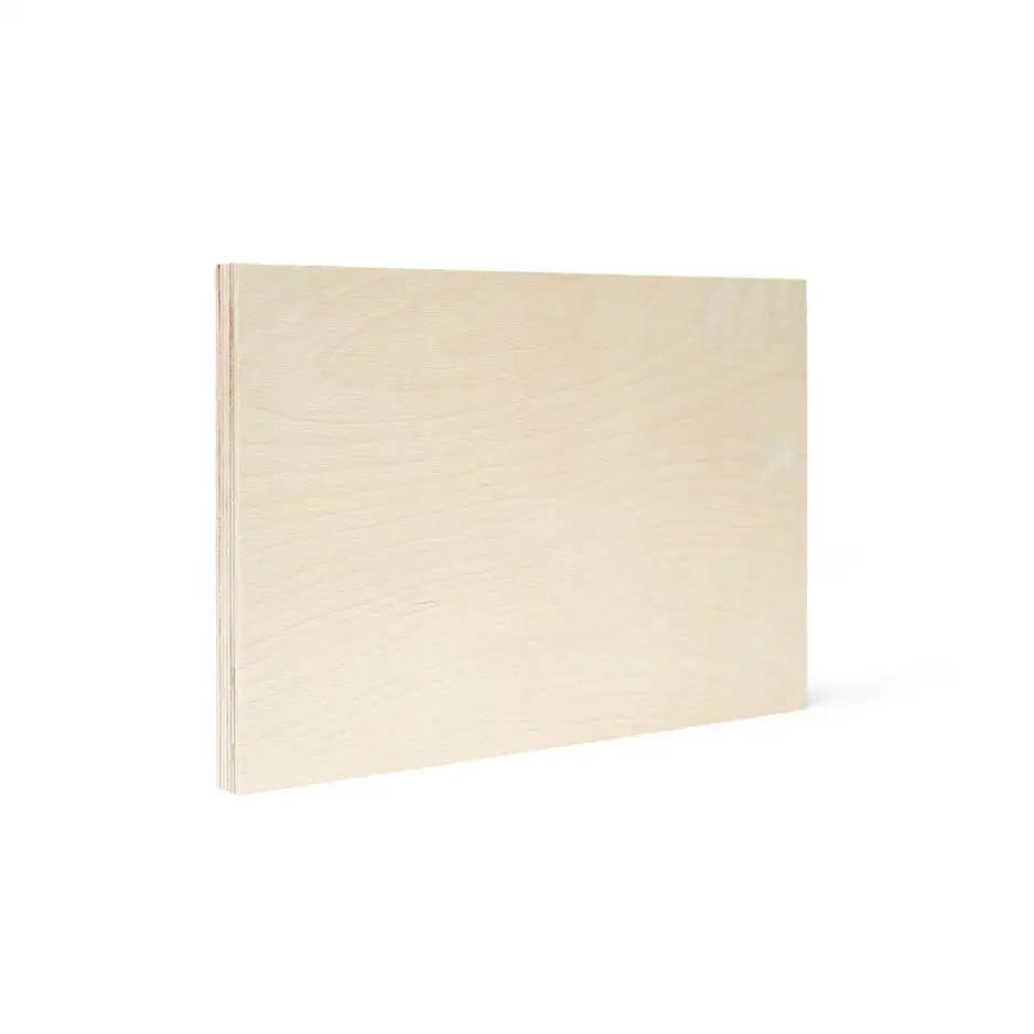 White book with blank cover on 8x12 Blank Birch Panel for creative projects