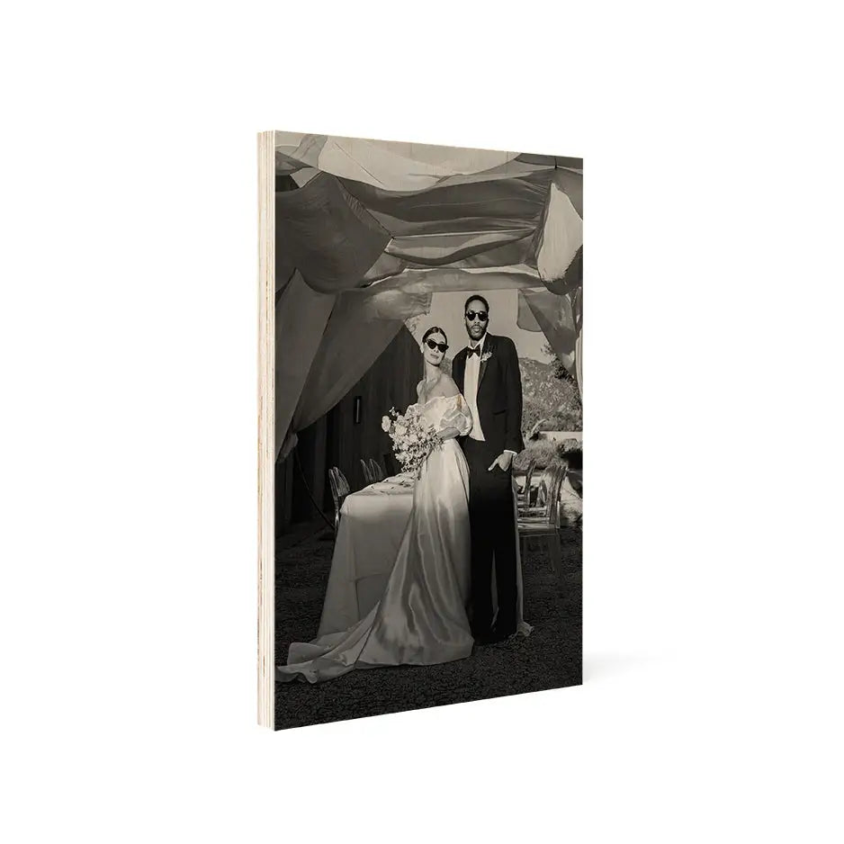 8x12 Vintage Matte Wedding Portrait