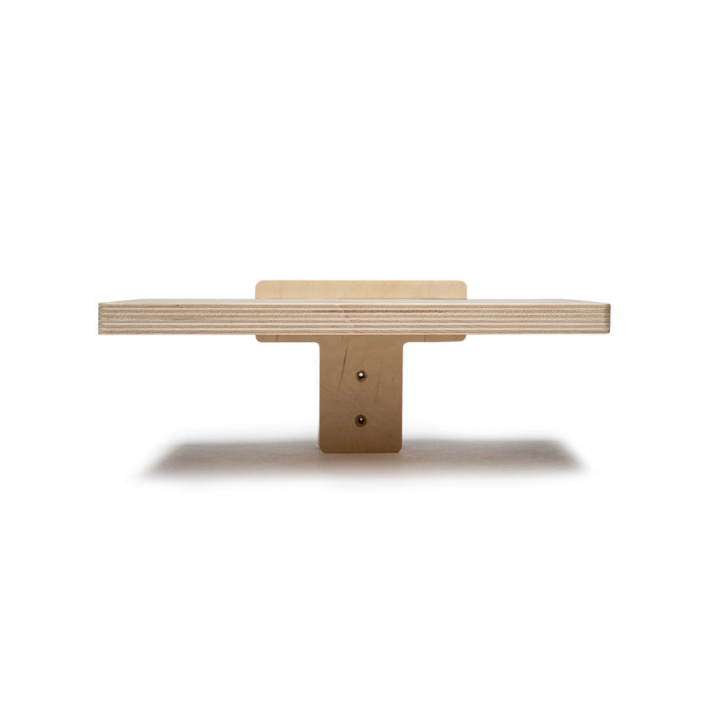 WoodArc Wall Shelf Natural Wood mounted on wooden wall wall shelf wood wall shelf