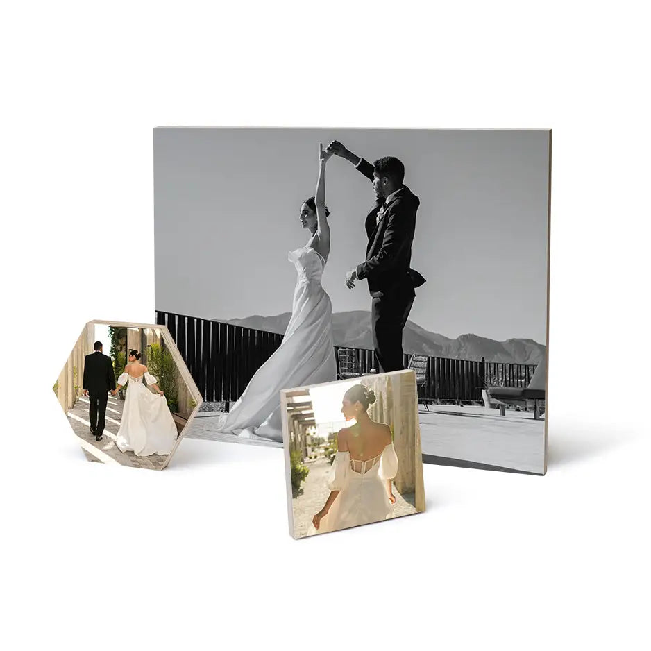 Wedding Day Bundle Collection - 16x20 6x6 8x8 Hexagon